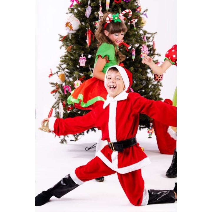 Kids Santa Claus Christmas Costume | Carnavali.gr