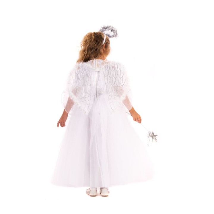 Kids White Angel Christmas Costume-girl | Carnavali.gr