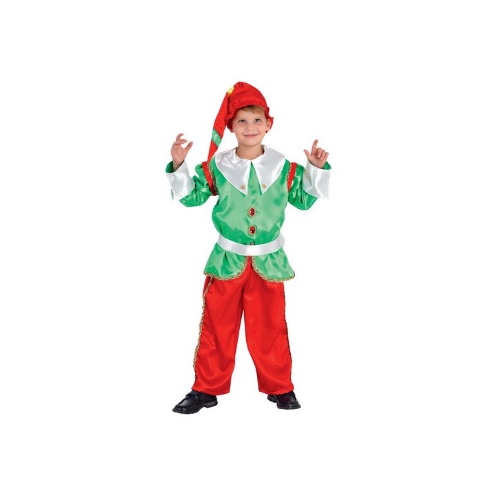 Children's Christmas Santa's Helper Costume – Green