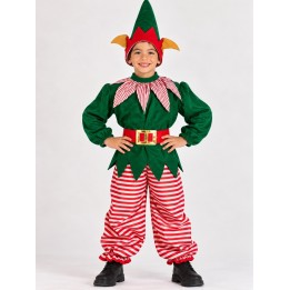 Children's Green Christmas Elf Costume