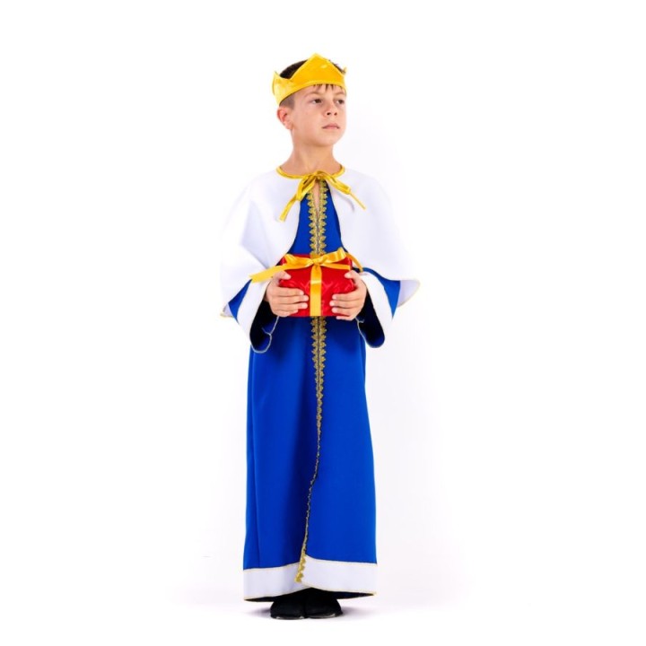 Children's Blue Wise Man Christmas Costume | Carnavali.gr